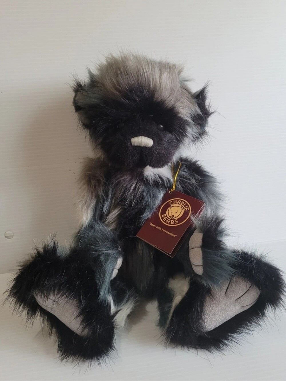 Charlie Bears Sergio CB161505S with Tags Plush Soft Bear Great Condition.